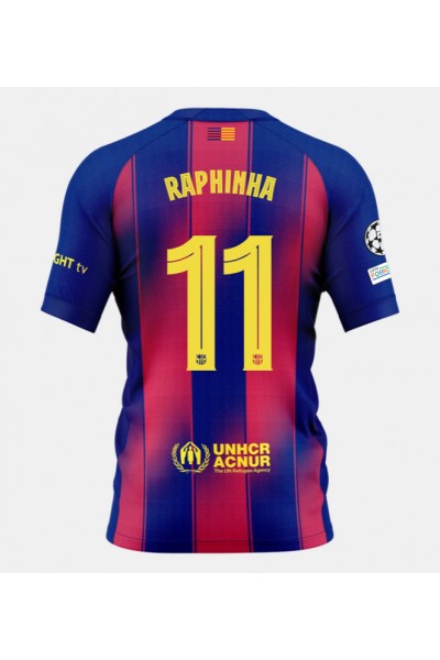 Barcelona Raphinha Belloli #11 Jalkapallovaatteet Kotipaita 2025-26 Lyhythihainen Barcelona Raphinha Belloli #11 Jalkapallovaatteet Kotipaita 2025-26 Lyhythihainen
